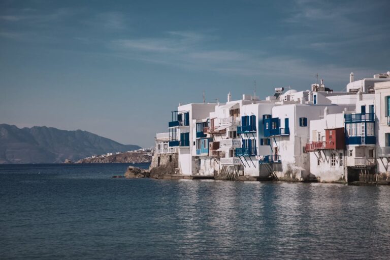 Mykonos Greece Tour Package Blue And White Buildings Near ocean